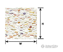 Plastruct 91563 Ho Field Stone Sheet Scratch Building Supplies