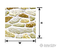 Plastruct 91564 G Field Stone Sheet (2/Pk) Scratch Building Supplies