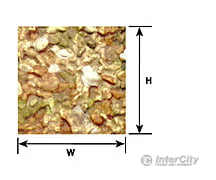 Plastruct 91571 O Rock Embank- Ment Sheet Scratch Building Supplies