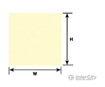 Plastruct 91572 Smooth Stucco Sheet Scratch Building Supplies