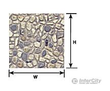 Plastruct 91581 Ho Random Stone Sheet Scratch Building Supplies