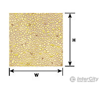 Plastruct 91584 N Rndm Polished Stone Sheet Scratch Building Supplies