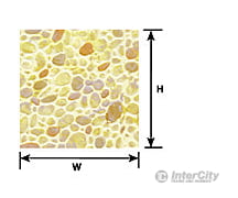 Plastruct 91588 O Rndm Polished Stone Sheet Scratch Building Supplies