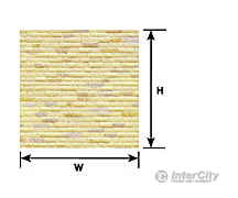 Plastruct 91590 Ho Dressed Stone Sheet Scratch Building Supplies