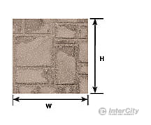 Plastruct 91593 G Patio Stone Sheet Scratch Building Supplies