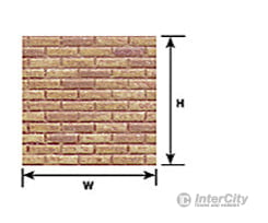 Plastruct 91604 G Brick Sheet Scratch Building Supplies