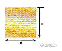 Plastruct 91605 Ho Rough Brick Sheet Scratch Building Supplies