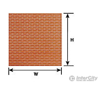 Plastruct 91611 Ho Brick Sheet Scratch Building Supplies
