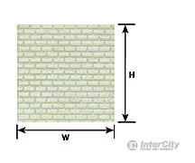 Plastruct 91620 Ho Cement Block Sheet Scratch Building Supplies