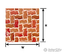 Plastruct 91672 G Interlocking Paving Sheet Scratch Building Supplies