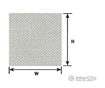 Plastruct 91702 N Tread Plate Sheet Scratch Building Supplies