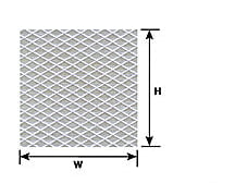 Plastruct 91703 O Tread Plate Sheet Scratch Building Supplies