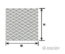 Plastruct 91704 G Tread Plate Sheet Scratch Building Supplies