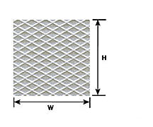 Plastruct 91704 G Tread Plate Sheet Scratch Building Supplies