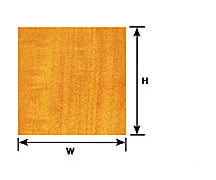 Plastruct 91851 1:12 Maple Wood Paneling Sheet Scratch Building Supplies