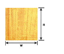 Plastruct 91852 1:12 Oak Wood Paneling Sheet Scratch Building Supplies