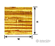 Plastruct 91853 1:12 Elm Wood Paneling Sheet Scratch Building Supplies