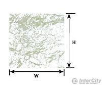 Plastruct 91871 1:12 White Marble Sheet Scratch Building Supplies