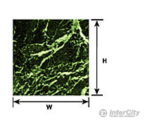 Plastruct 91872 1:12 Green Marble Sheet Scratch Building Supplies