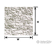 Plastruct 91875 Gray Random Stone Sheet Scratch Building Supplies