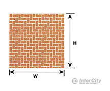 Plastruct 91884 O (1:48) Inter- Locking Paving Sheet Scratch Building Supplies