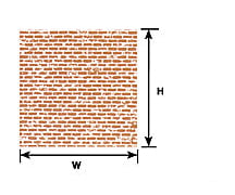 Plastruct 91886 Ho (1:100) Brown Brick Sheet Scratch Building Supplies