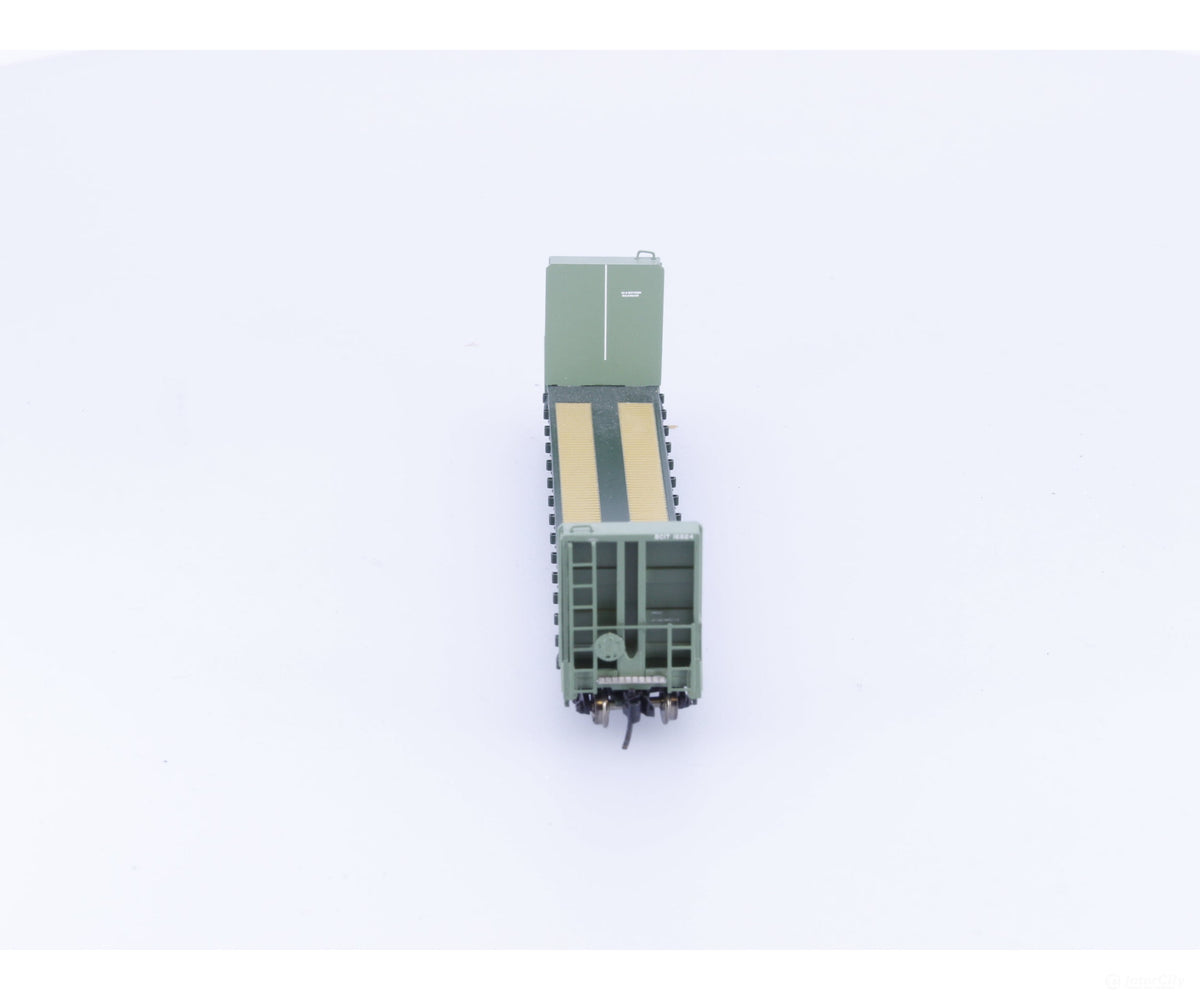 Prairie Shadows Model Railway Co. 4039 N Bulkhead Flatcar BC Rail (BCOL) 16824 - Freight Cars