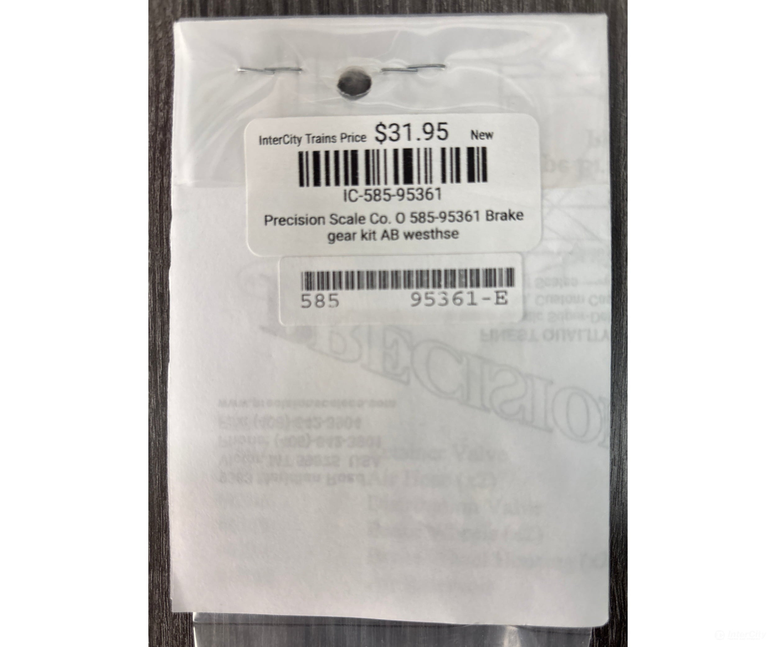 Precision Scale Co. O 585-95361 Brake gear kit AB westhse - Parts