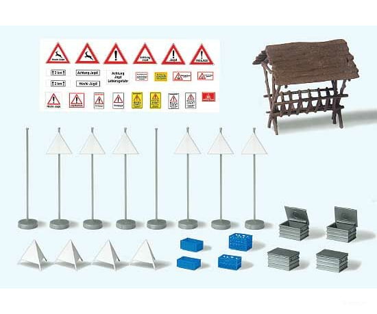 Preiser Ho 17320 Hunting Accessories - Scenery Details