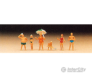 Preiser N 79070 Recreation & Sports -- Family At The Beach Figures
