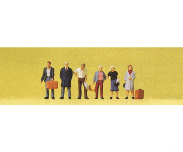 Preiser N 79187 Pedestrians -- Standing Travellers Figures