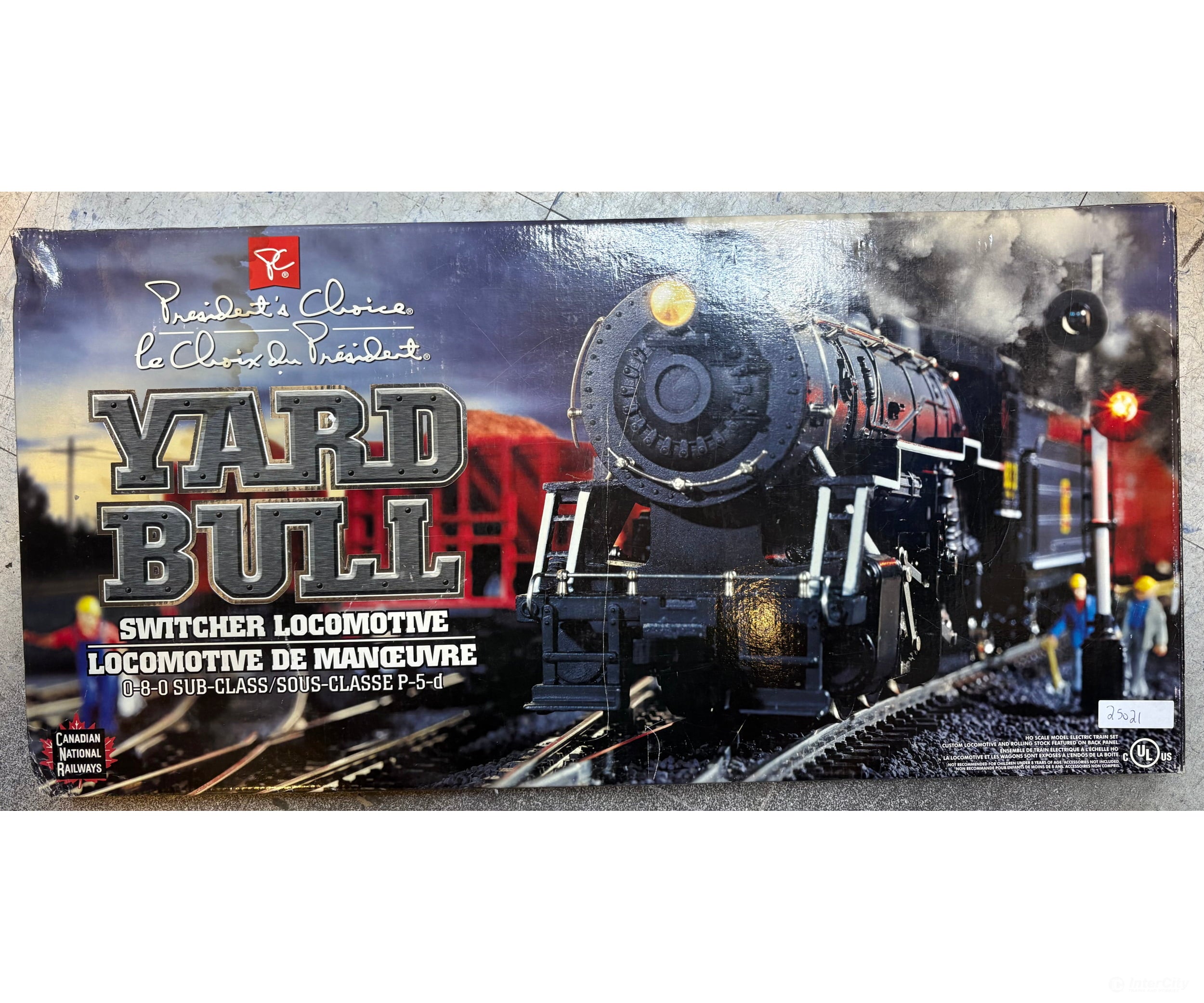 President’s Choice Yardbull HO 0-8-0 Steam Locomotive with 5 Coal Cars and Caboose Set Limited Edition #9 Canadian