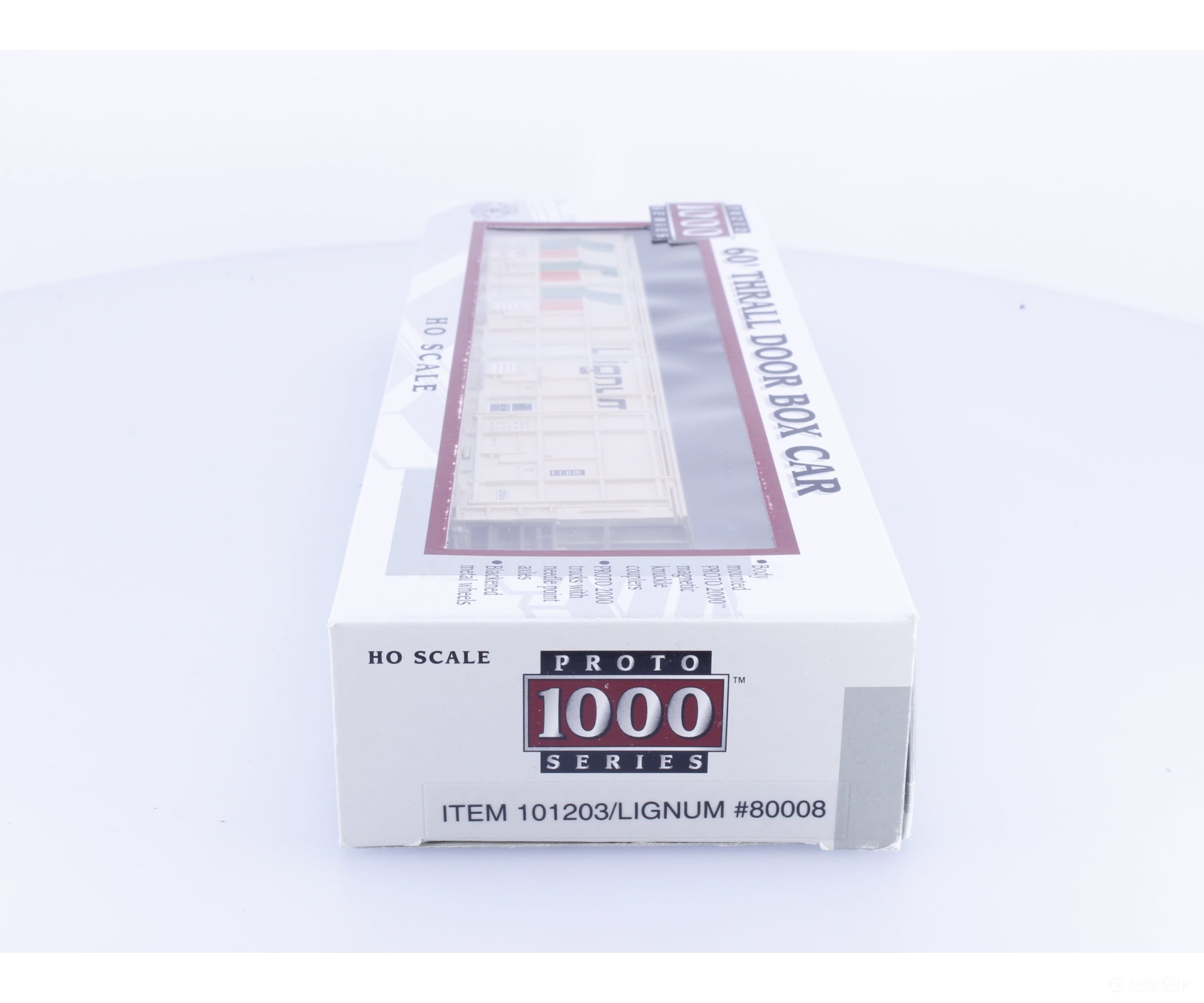 Proto 1000 101203 HO 60’ Thrall Door Boxcar Lignum (LUNX) 80008 (#1) - Freight Cars