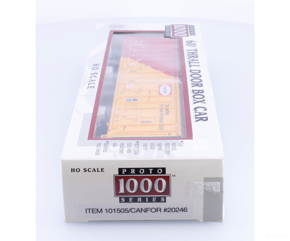 Proto 1000 101505 HO 60’ Thrall Door Box Car Canadian Forest Products Ltd. 20246 - Freight Cars