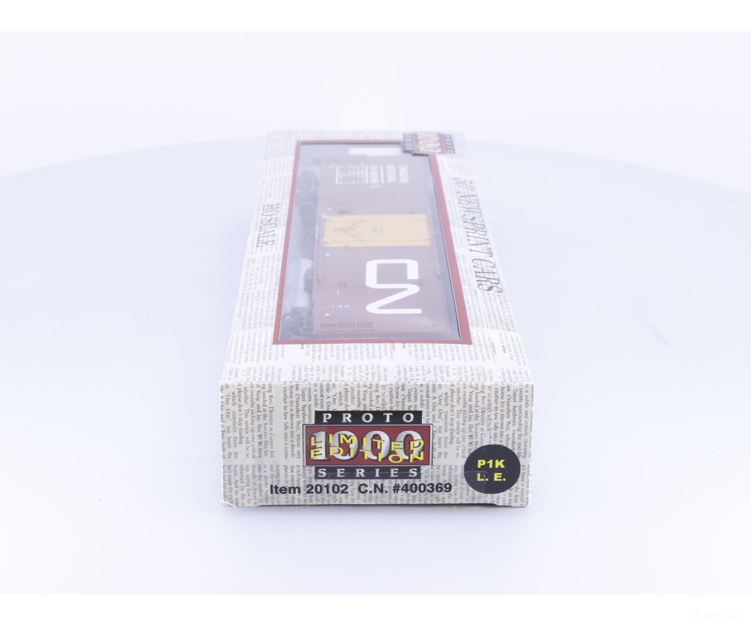 Proto 1000 20102 HO 50’ Newsprint Boxcar Canadian National (CN) 400369 - Freight Cars