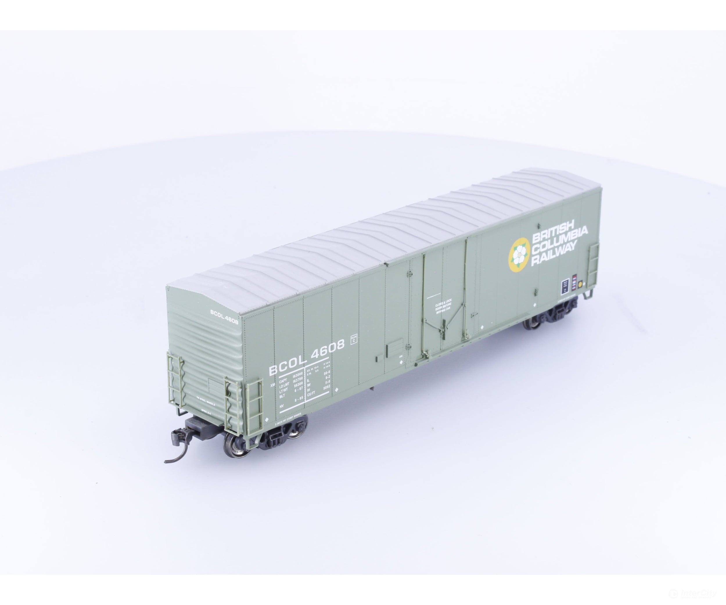 Proto 1000 20800 HO 50’ Newsprint Boxcar BC Rail (BCOL) 4608 - Freight Cars
