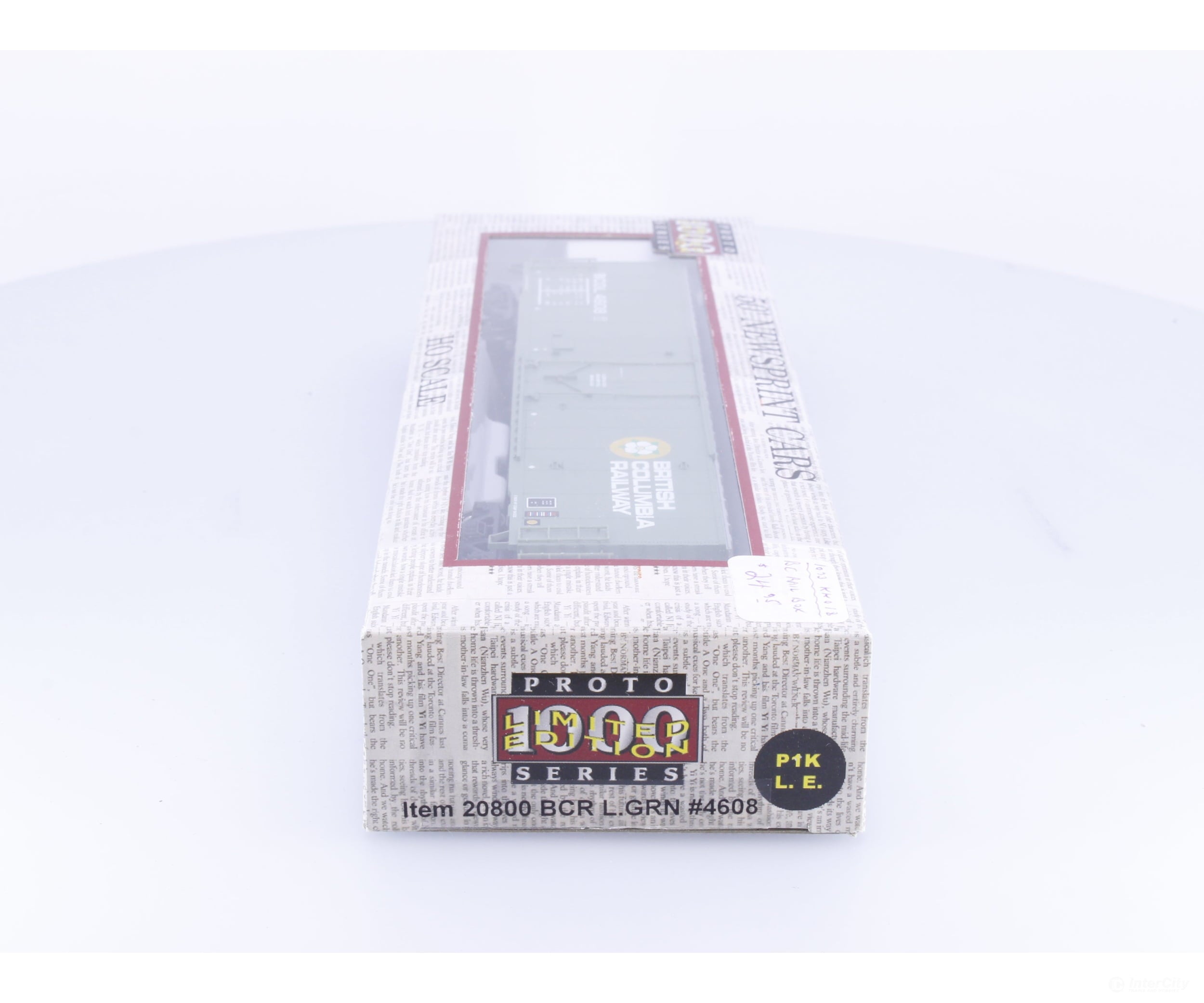 Proto 1000 20800 HO 50’ Newsprint Boxcar BC Rail (BCOL) 4608 - Freight Cars