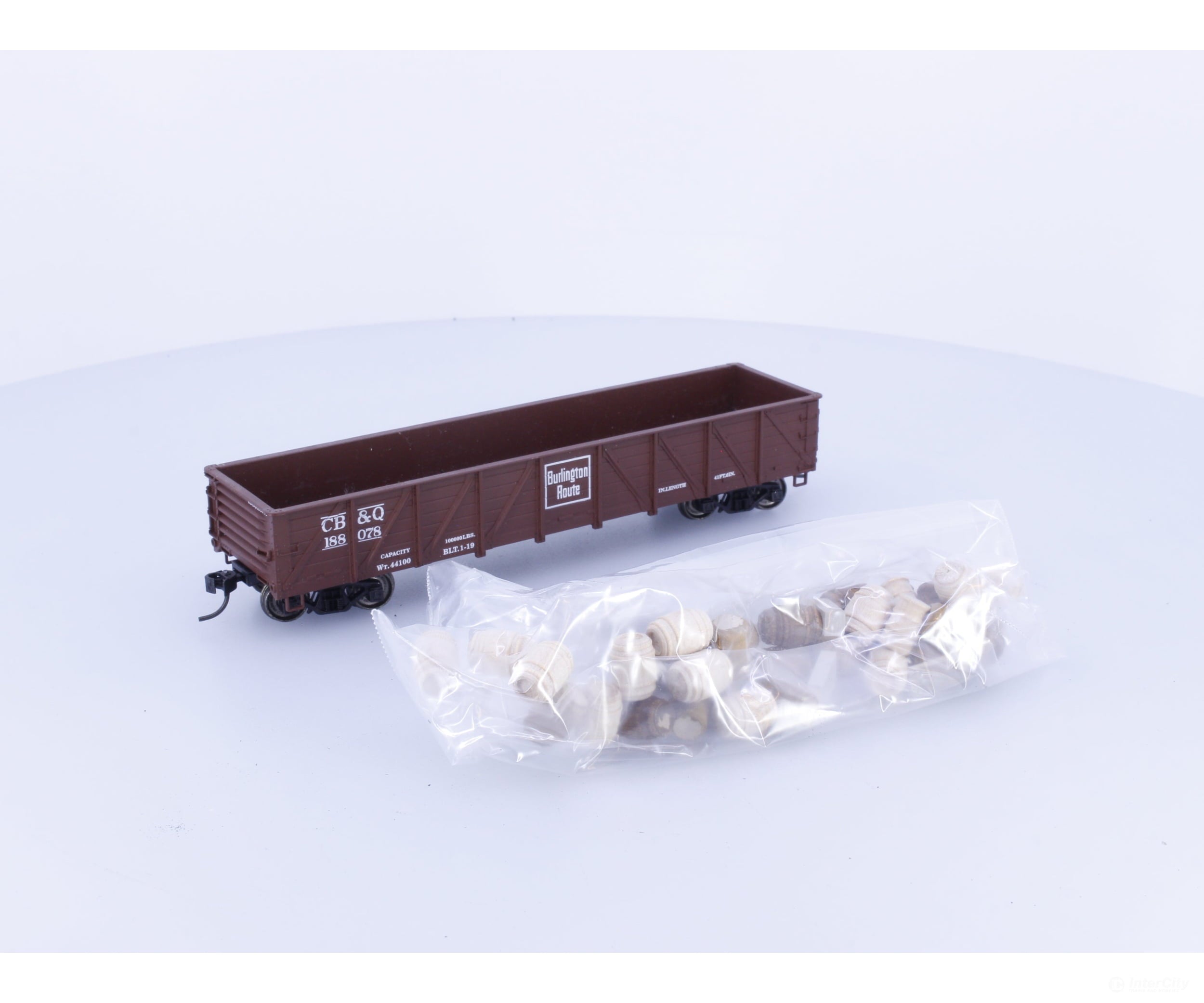 Proto 1000 23948 HO USRA 50-Ton Drop-Bottom Composite Gondola with Load Chicago Burlington and Quincey (CBQ) 188078