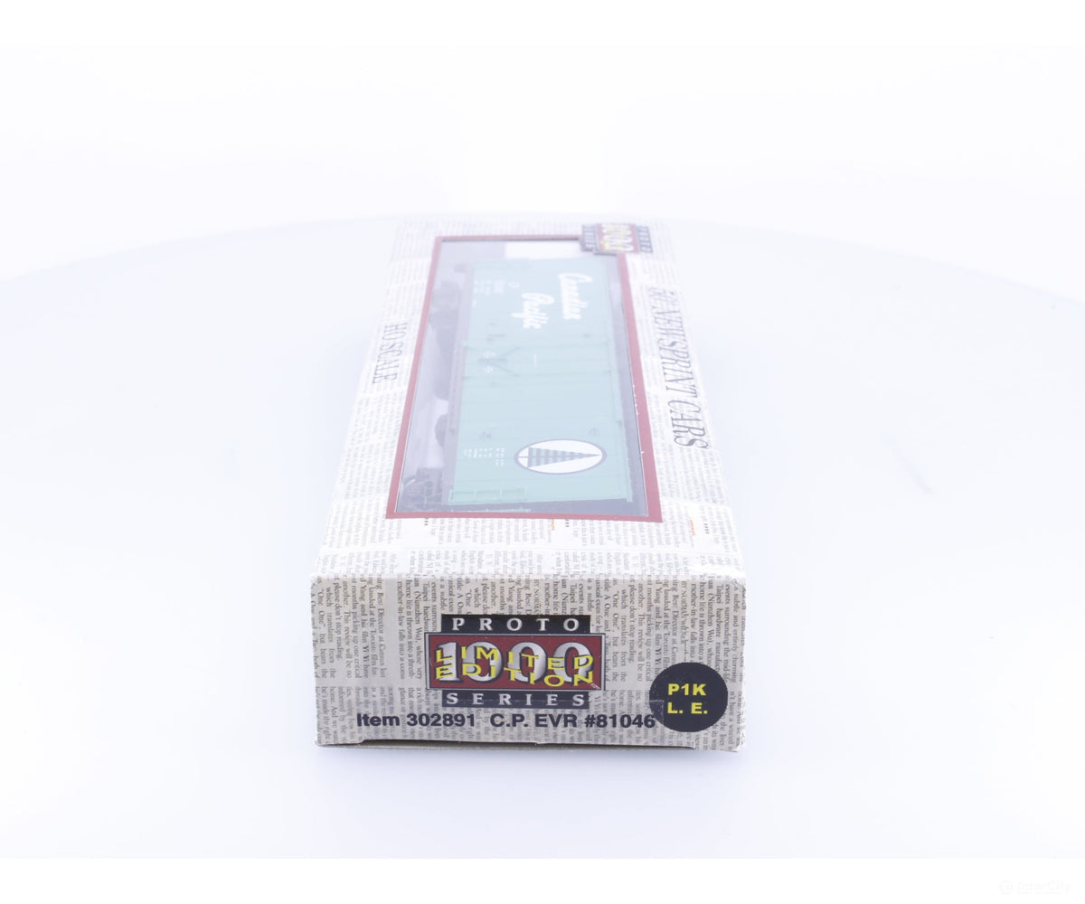 Proto 1000 302891 HO 50’ Newsprint Boxcar Evergreen Canadian Pacific (CP) 81046 - Freight Cars