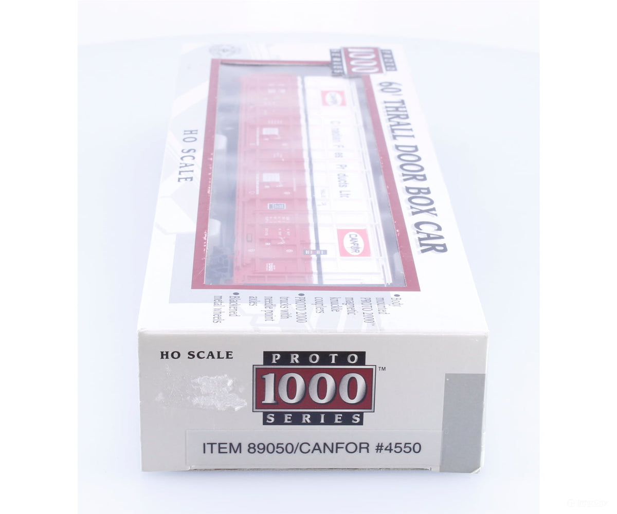 Proto 1000 89050 HO 60’ Thrall Door Box Car Canfor (CFPX) 4550 - Freight Cars