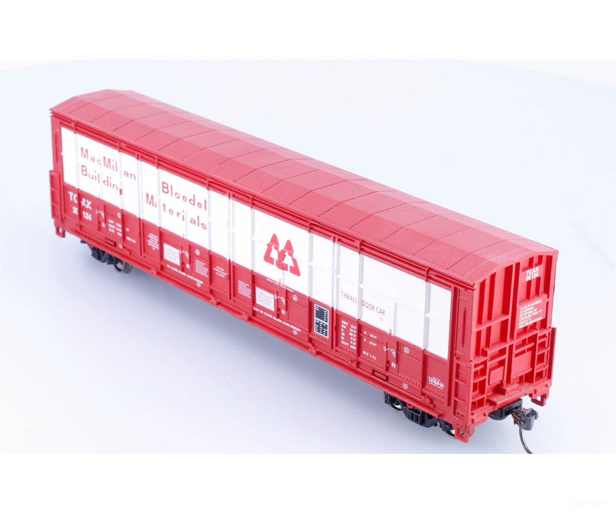 Proto 1000 89057 HO 60’ Thrall Door Box Car MacMillan Bloedel (TCAX) 20124 - Freight Cars