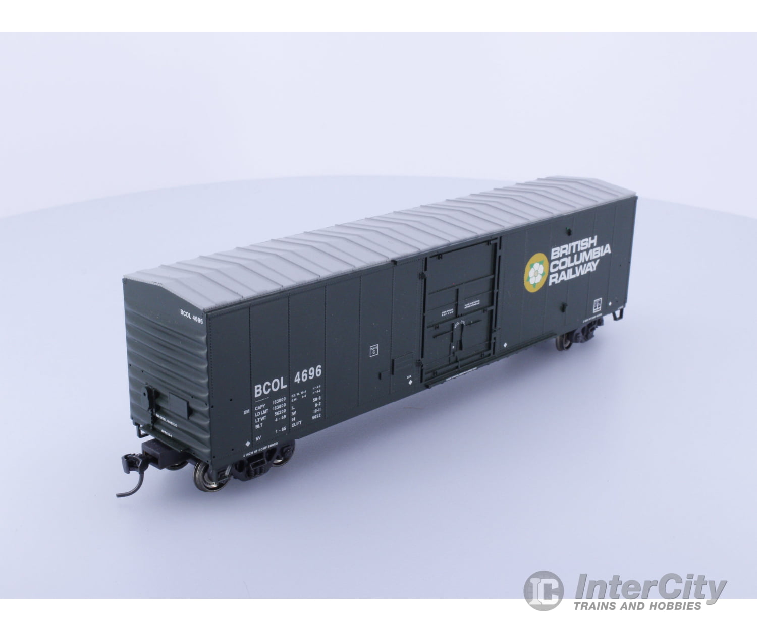 Proto 1000 Series 20907 HO 50’ Newsprint Cars BC Rail (BCOL) 4696 Freight Cars