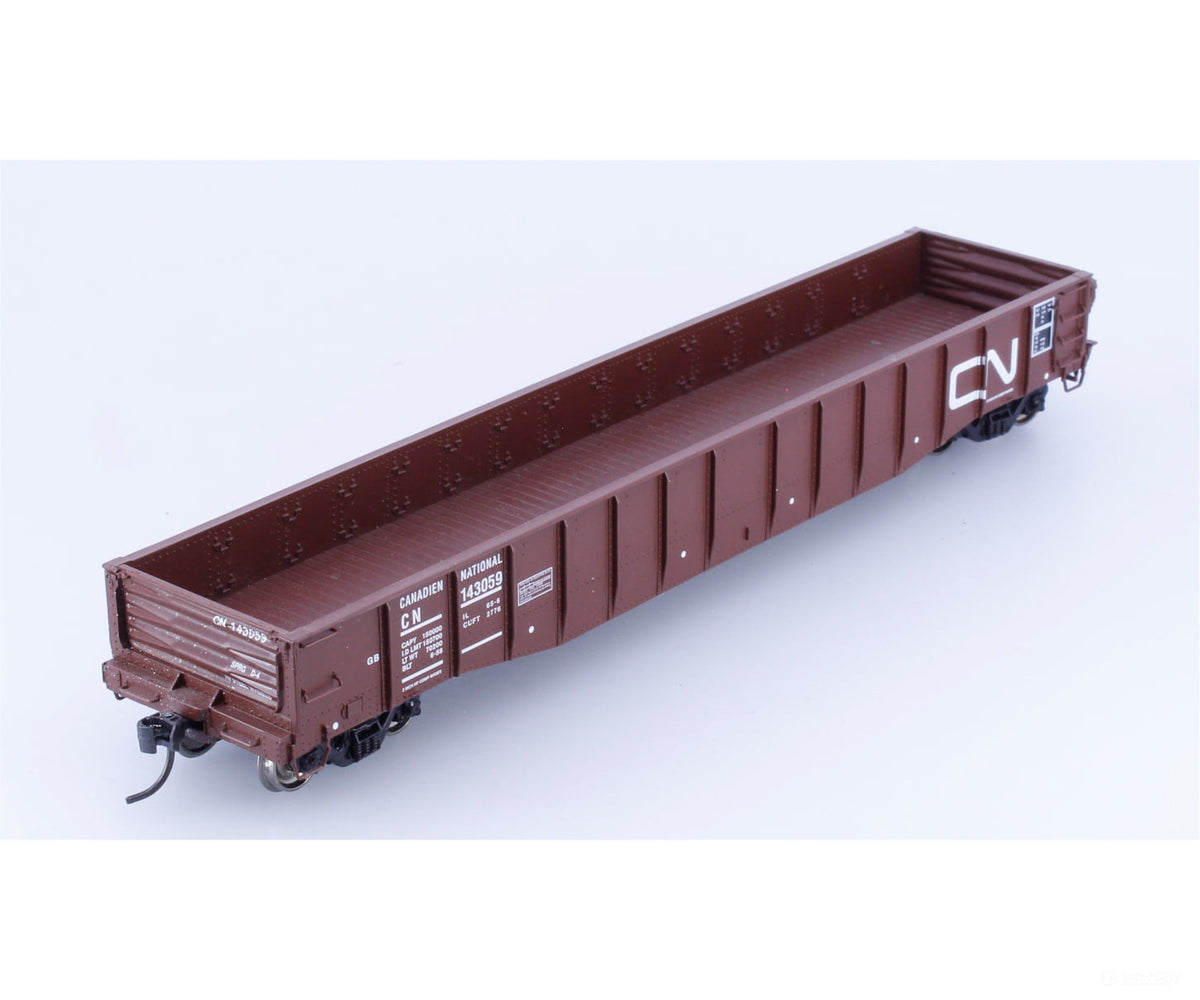 Proto 2000 101961 HO 52’ 6’’ Drop End Mill Gondola Canadian National (CN) 143059 - Freight Cars