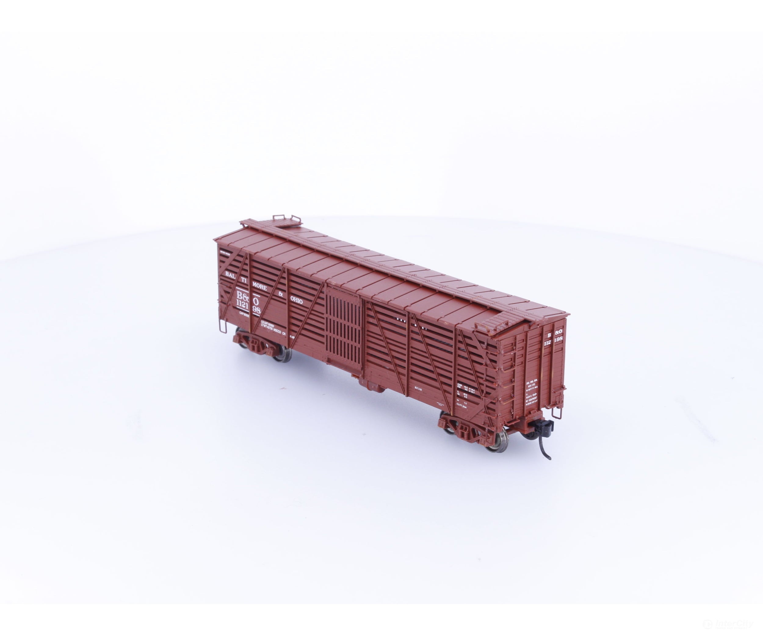 Proto 2000 40SS HO 40’ Mather Single Deck Stock Car Baltimore and Ohio (BO) 112198 - Freight Cars
