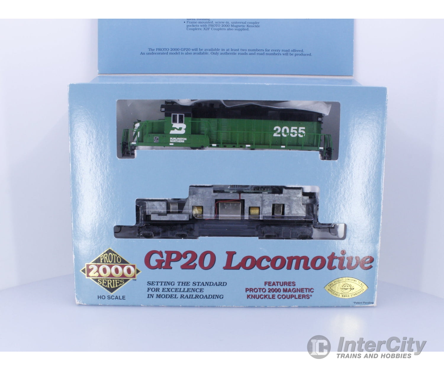 Proto 2000 8107 HO GP20 w/Dynamic Brakes Burlington Northern (BN) 2055 Analog DC Locomotives