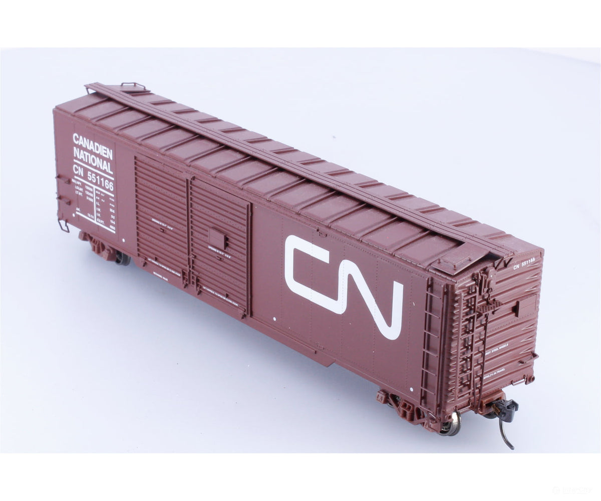 Proto 2000 888911 HO 50’ Automobile Box Car Canadian National (CN) 551166 - Freight Cars