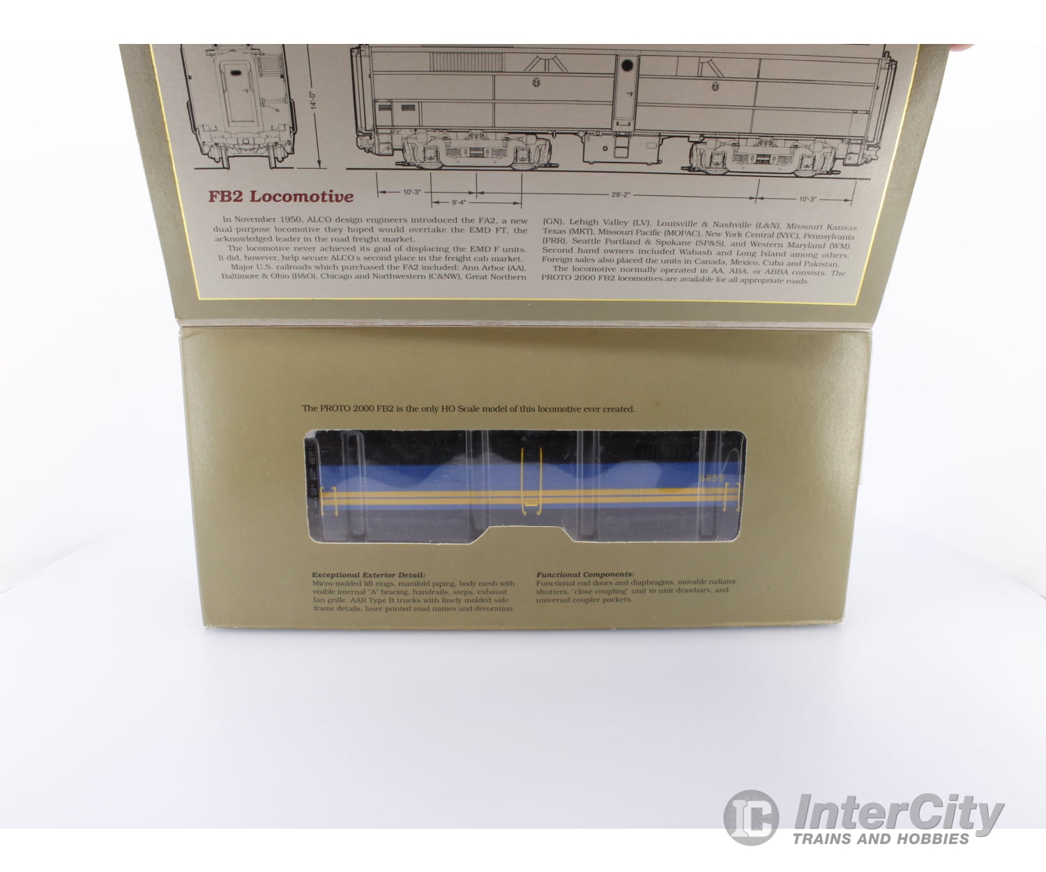 Proto 2000 9946 HO FB 2 Dummy Non Powered Via Rail (VIA) 6859 Locomotives