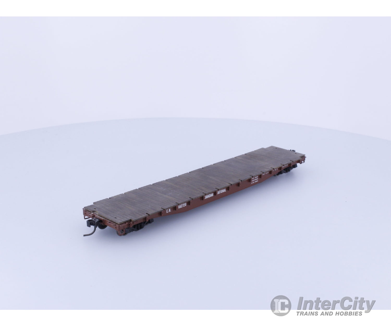 Proto 2000 C101605 HO 53’6’’ AAR 50 Ton Flat Car Canadian National (CN) 662720 Freight Cars