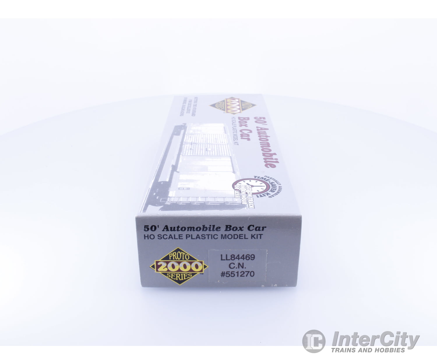 Proto 2000 LL84469 HO 50’ Automobile Box Car Kit Canadian National (CN) 551270 Freight Cars