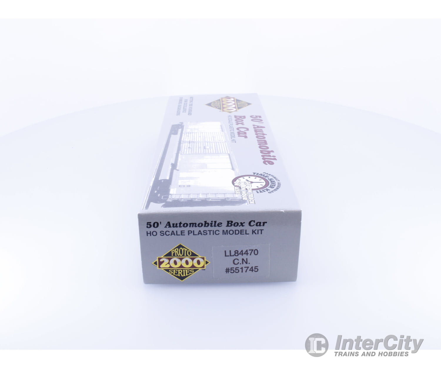 Proto 2000 LL84470 HO 50’ Automobile Box Car Kit Canadian National (CN) 551745 Freight Cars